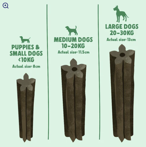 Denzel's Daily Dentals Large Vegan Dog Treats (3)