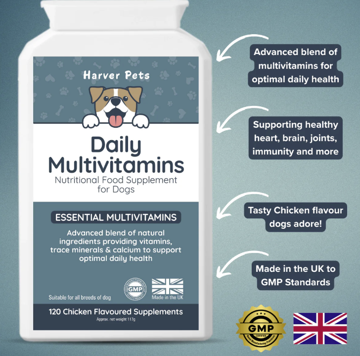 Harver Pets Daily Multivitamins for Dogs a