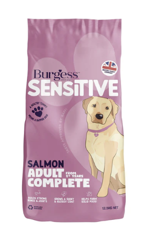 Burgess Sensitive Adult Complete Salmon & Rice 12.5kg