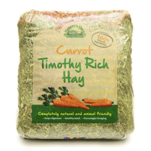 Timothy Rich Hay with Carrots 1kg