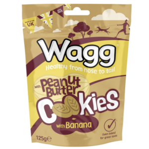 Wagg Cookie Treats Peanut & Banana 125g
