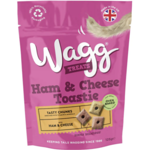 Wagg Ham & Chesse Toastie Dog Treats 125g