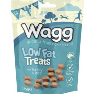 Wagg Low Fat Dog Treats with Turkey & Rice 125g