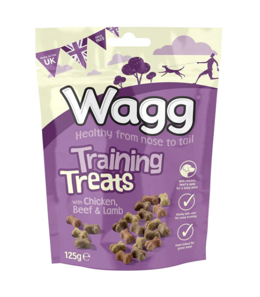 Wagg Training Treats with Chicken, Beef & Lamb 125g