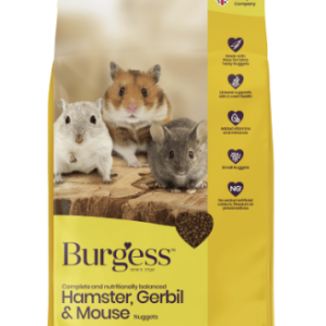 Burgess Hamster, Gerbil & Mouse Nuggets 750g