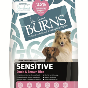 Burns Adult & Senior Sensitive Duck & Brown Rice 2kg