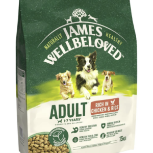 James Wellbeloved Dry Dog Adult Chicken & Rice 15kg