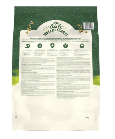 James Wellbeloved Dry Dog Adult Chicken & Rice 15kg a
