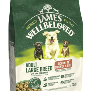 James Wellbeloved Dry Dog Adult Large Breed Chicken & Rice 15kg