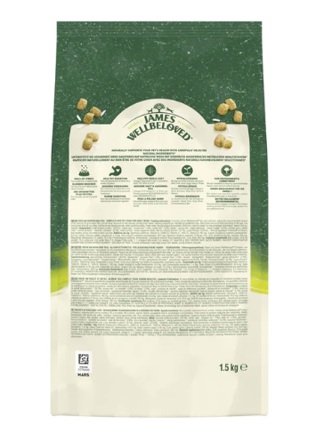 James Wellbeloved Dry Dog Adult Small Breed Chicken & Rice 1.5kg a