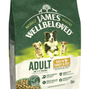 James Wellbeloved Dry Dog Adult Turkey & Rice 15kg