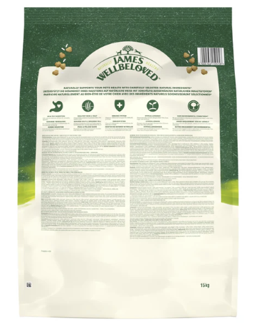 James Wellbeloved Dry Dog Adult Turkey & Rice 15kg c