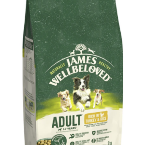 James Wellbeloved Dry Dog Adult Turkey & Rice 2kg