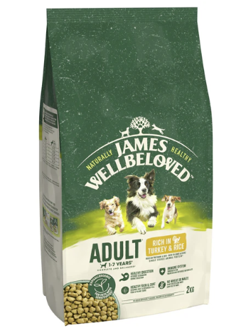 James Wellbeloved Dry Dog Adult Turkey & Rice 2kg