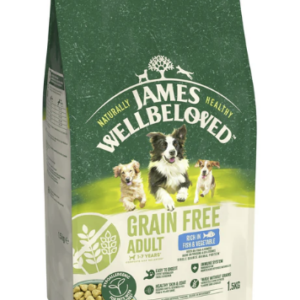 James Wellbeloved Dry Dog Grain Free Adult Fish & Veg 1.5kg