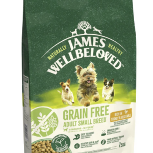 James Wellbeloved Dry Dog Grain Free Adult Small Breed Turkey & Veg 7.5kg