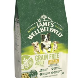 James Wellbeloved Dry Dog Grain Free Adult Turkey & Veg 1.5kg