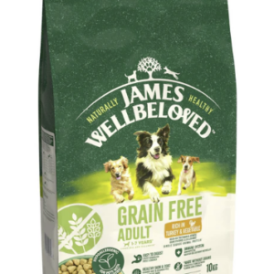 James Wellbeloved Dry Dog Grain Free Adult Turkey & Veg 10kg