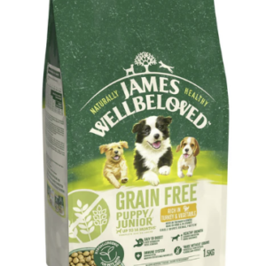James Wellbeloved Dry Dog Grain Free Puppy Turkey & Veg 1.5kg