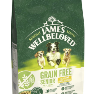 James Wellbeloved Dry Dog Grain Free Senior Lamb & Veg 10kg