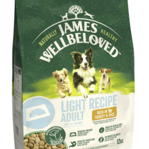James Wellbeloved Dry Dog Light Adult Turkey & Rice 12kg