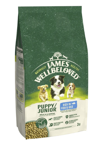 James Wellbeloved Dry Dog Puppy Fish & Rice 2kg