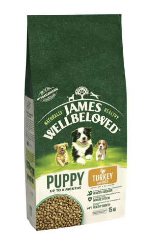 James Wellbeloved Dry Dog Puppy Lamb & Rice 15kg