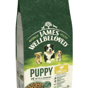 James Wellbeloved Dry Dog Puppy Lamb & Rice 2kg
