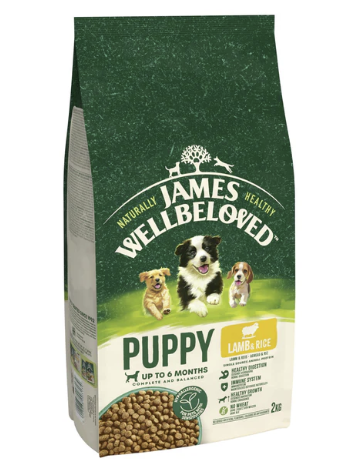 James Wellbeloved Dry Dog Puppy Lamb & Rice 2kg