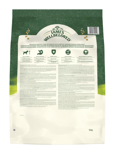 James Wellbeloved Dry Dog Puppy Turkey & Rice 15kg a