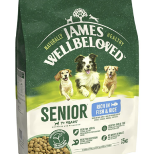 James Wellbeloved Dry Dog Senior Fish & Rice 15kg