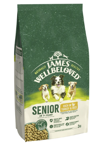James Wellbeloved Dry Dog Senior Turkey & Rice 2kg