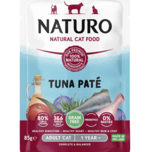 Naturo Adult Cat Tuna Pate Pouches 12 x 85g