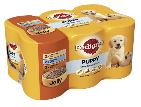 Pedigree Puppy Wet Food Mixed 6 x 400g