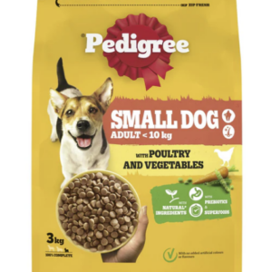 Pedigree Small Dog Poultry & Veg 3kg