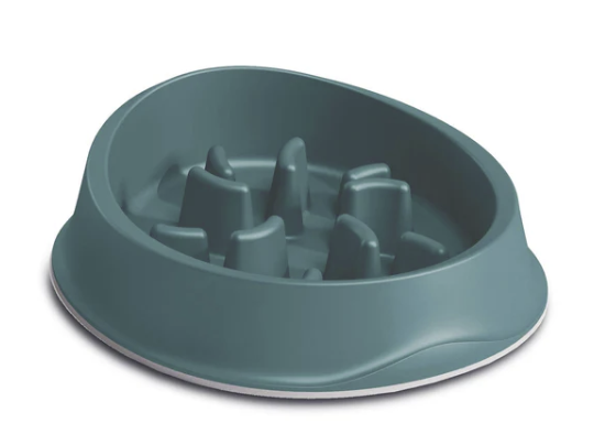 Stefanplast Slow Feeder Bowl green