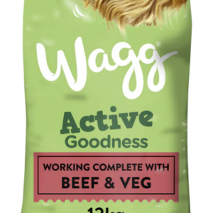 Wagg Active Goodness Beef & Veg 12kg