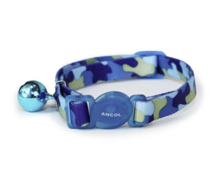 Ancol Blue Camo Cat Collar