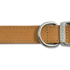 Ancol Heritage Leather Collar Tan