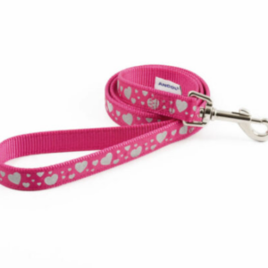 Ancol Pink Hearts Dog Lead