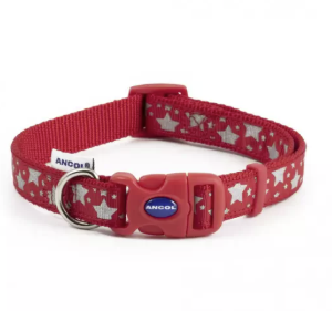 Ancol Red Stars Collar