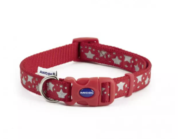 Ancol Red Stars Collar