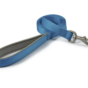 Ancol Viva Nylon Padded Snap Lead Blue 25mm x 1m