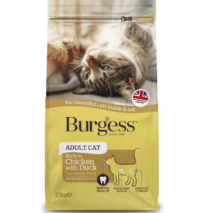 Burgess Adult Cat Food Rich in Chicken with Duck 1.5kg