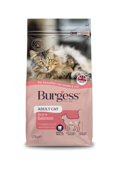 Burgess Adult Cat Rich in Salmon 1.5kg