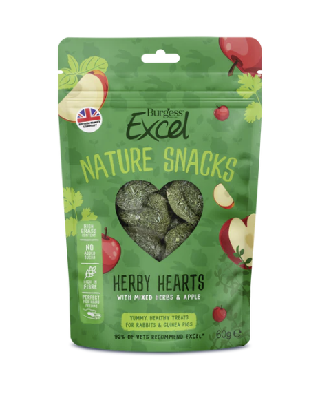 Burgess Excel Herby Hearts 60g