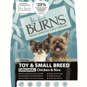 Burns Original Toy & Small Breed Chicken & Rice 2kg