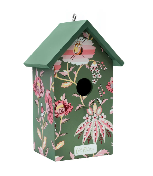 Cath Kidston Green Floral Bird House