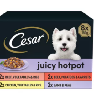 Cesar Juicy Hotpot 8 x 150g