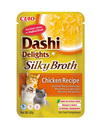 Dashi Delights Silky Broth Chicken Cat Treat 40g
